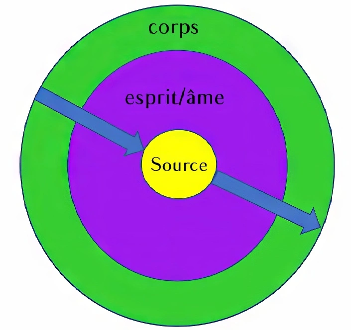 Les trois cercles de la personne.