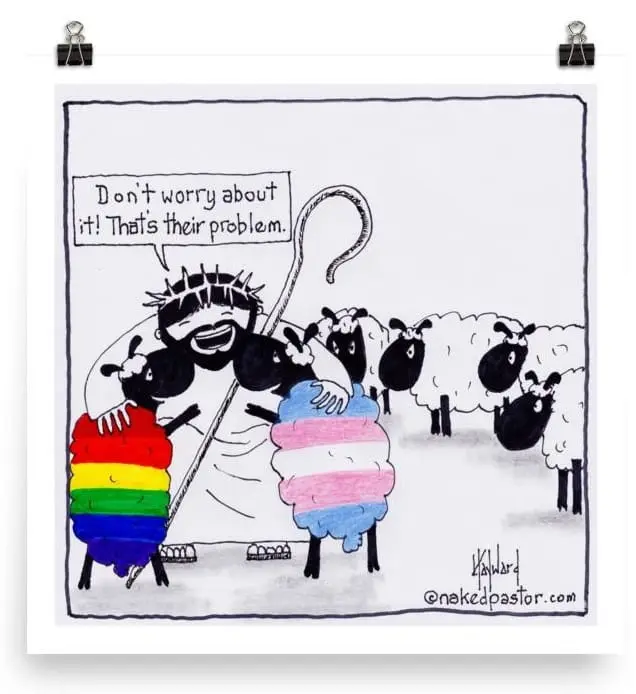 «Ne vous occupez pas d’eux. C’est LEUR problème», dit Jésus.