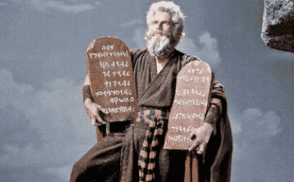 Moise et les 10 commandements