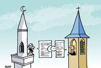 Dialogue entre musulman et chrétien